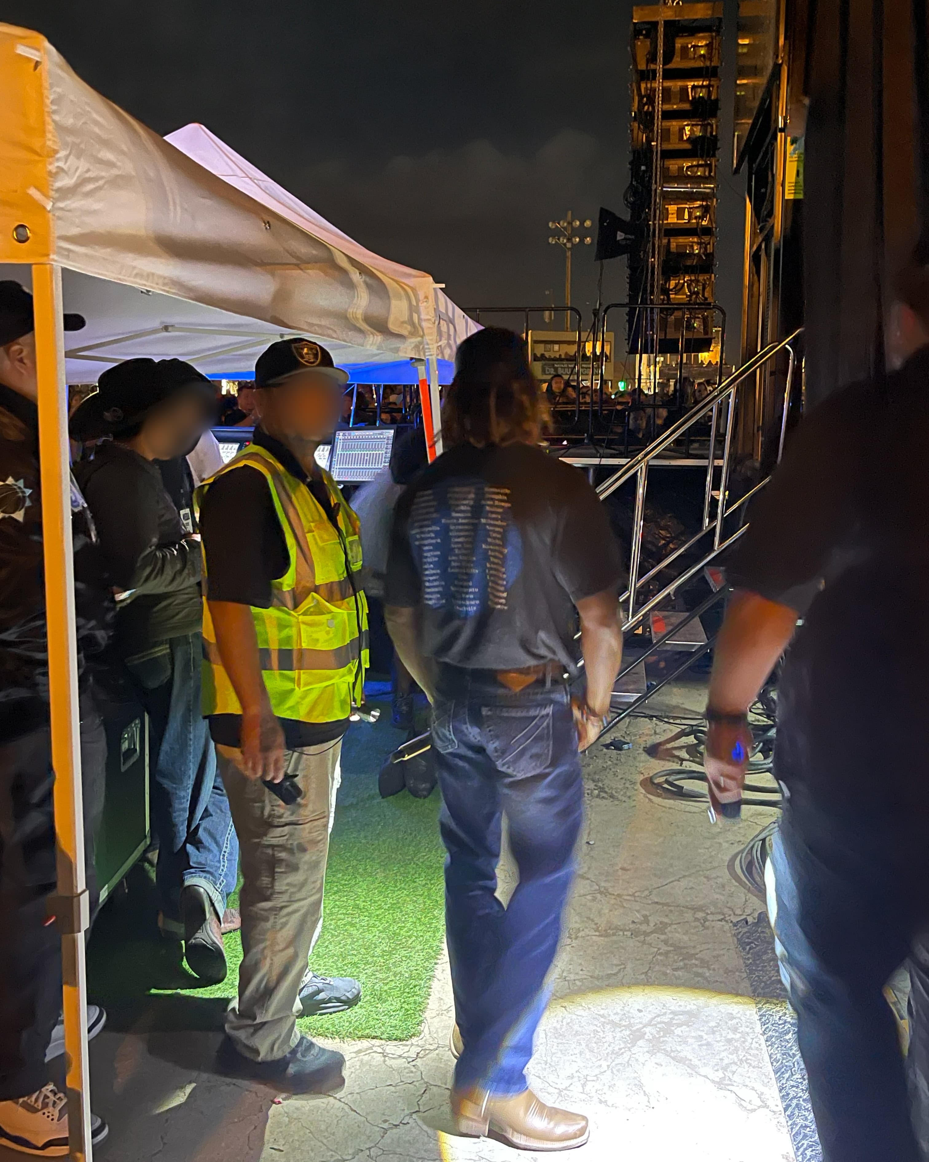 Smart Security personnel on assignment